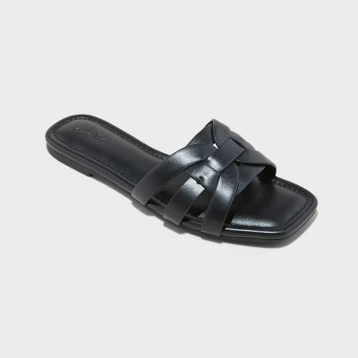 Women's Edna Slide Sandals with Memory Foam Insole - Universal Thread™ | Target