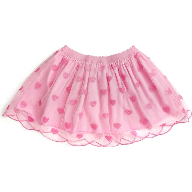 Sweet Wink | Mini Sequin Hearts Valentine's Day Tutu, (Pink, Size 12-24M) | Maisonette | Maisonette