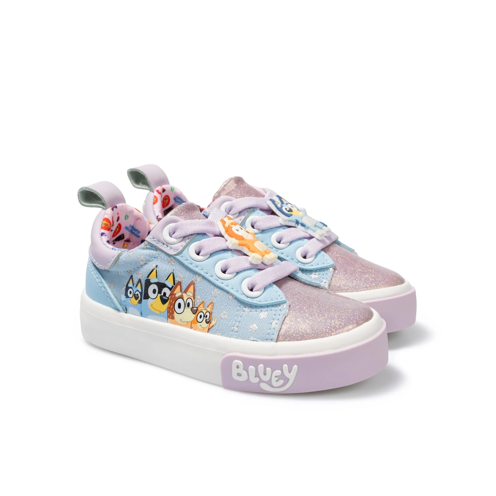 Bluey Toddler Girl Bluey & Bingo Slip-On Court Sneaker | Walmart (US)