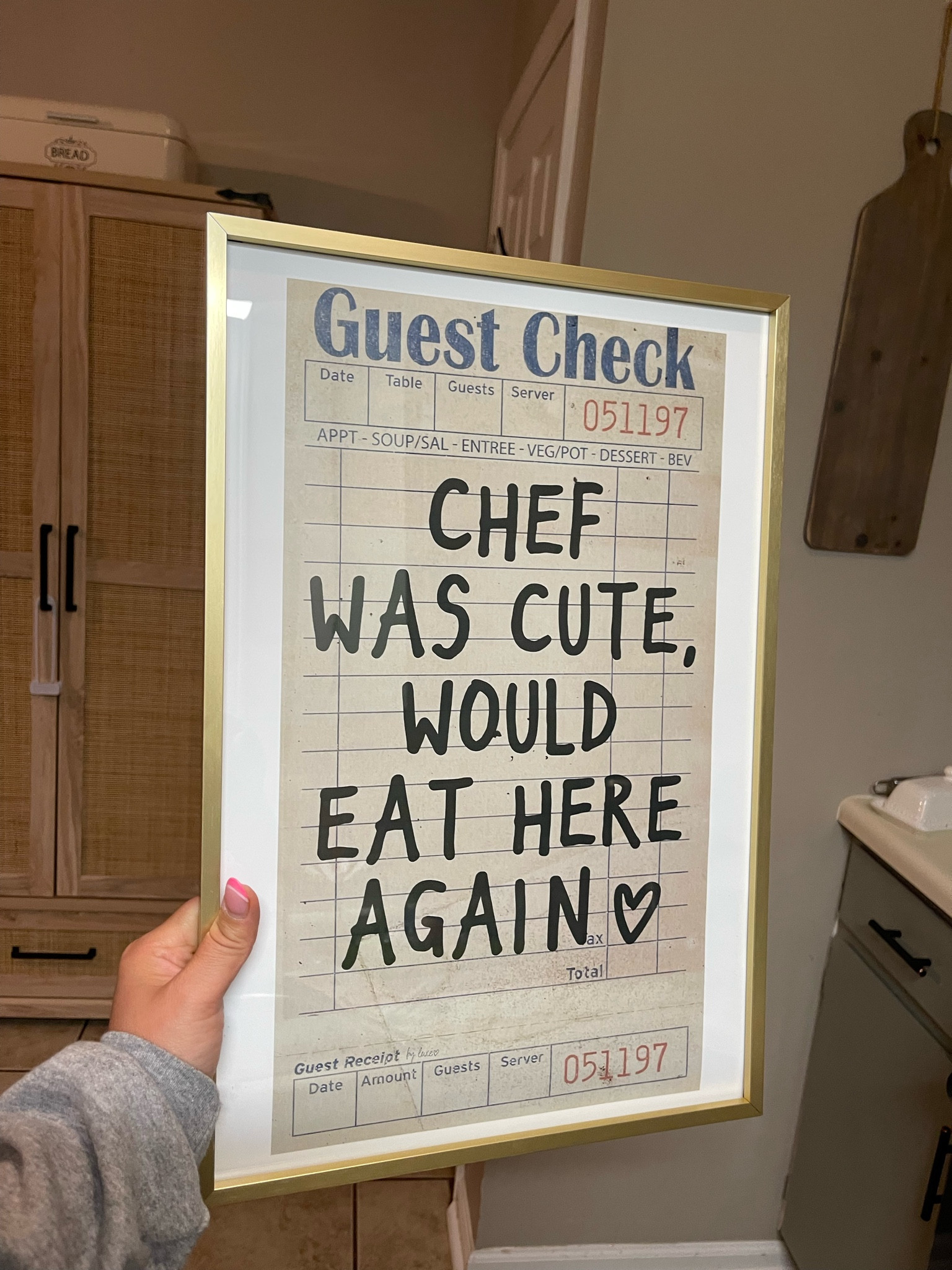 Adorable kitchen sign 