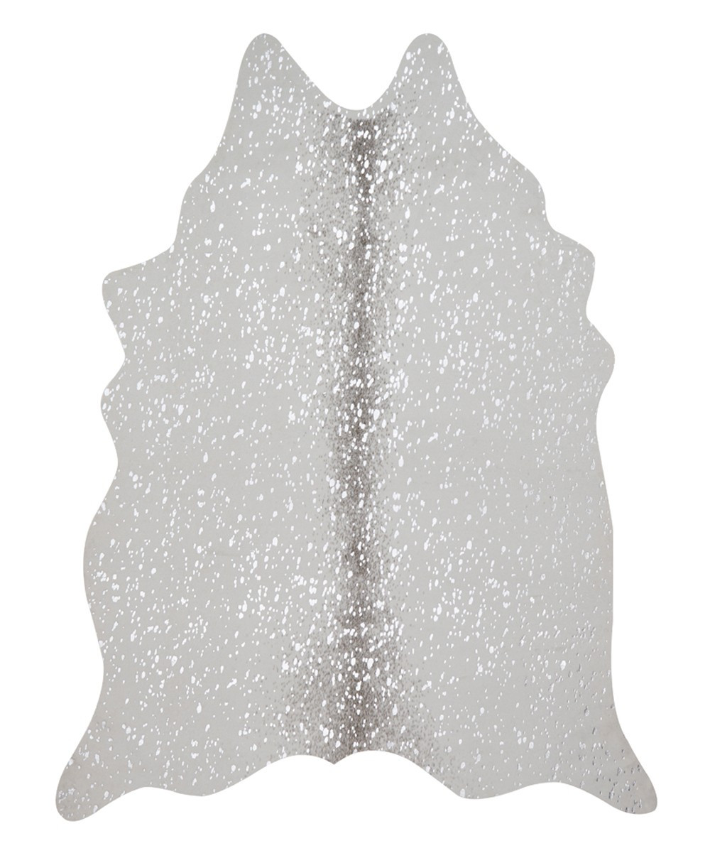 Loloi Indoor Rugs STONE - Stone & Silver Bryce Faux Hide Rug | Zulily