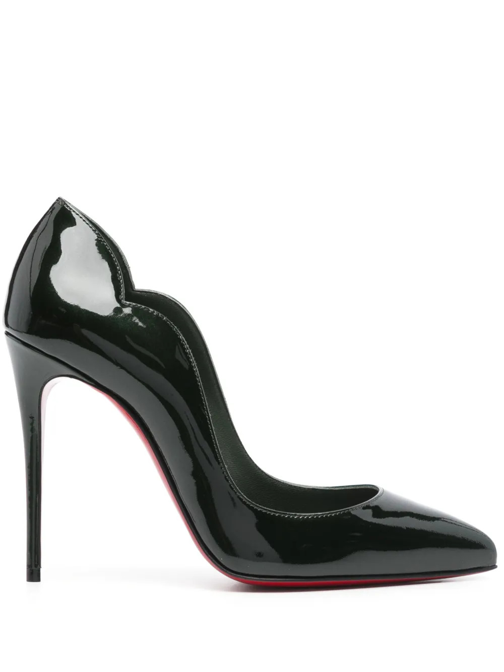 Christian Louboutin 100mm Hot Chick Pumps | Green | FARFETCH | Farfetch Global