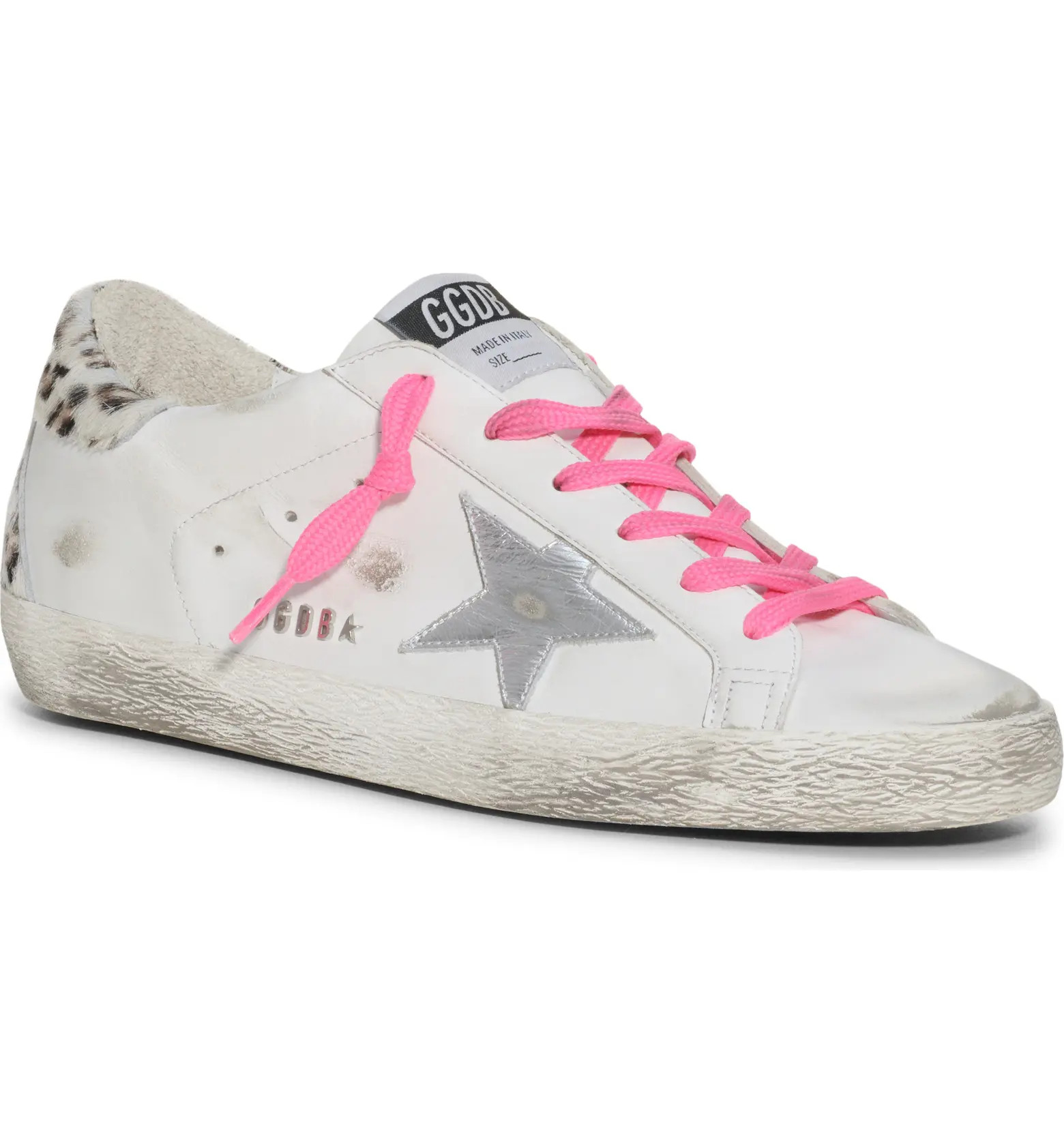 Golden Goose Superstar Genuine Calf Hair Low Top Sneaker | Nordstrom | Nordstrom