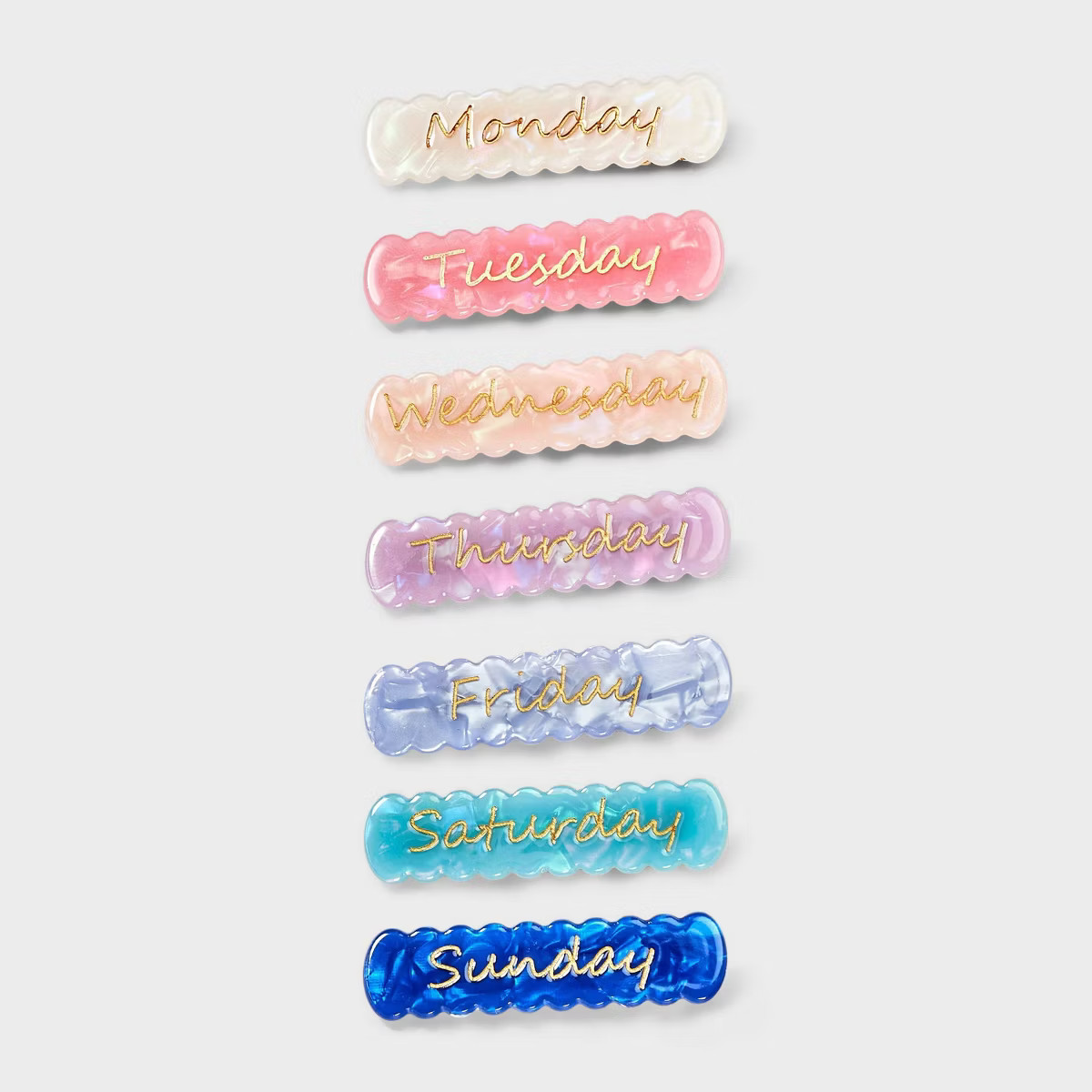 Days of the Week Hair Clips - 7ct - Cat & Jack™ | Target