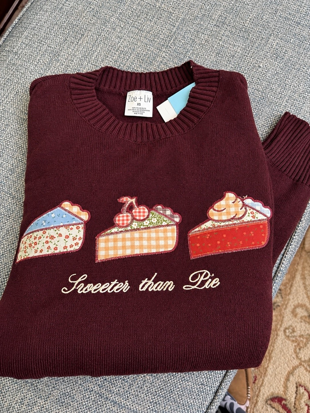 🥧 Sweeter Than Pie: The Cutest Fall Sweater 🍂

This burgundy sweater is giving cozy fall + preppy charm! 🍁🥧 I couldn’t resist the adorable pie graphics and pastel details—they make this such a fun statement sweater for the season. 💕✨

Perfect with white denim, jeans, skirts, or leggings for an easy fall look. And at just $35, it’s such a cute affordable find! 🍎🤎

Cozy fall sweater, burgundy sweater, pie graphic sweater, cute fall outfits, preppy fall fashion, affordable fall fashion, fall transition outfit, women’s fall sweaters, Target fall finds, Thanksgiving outfit ideas, cute Thanksgiving sweater, preppy style for women over 40.

#LTKOver40 #LTKSeasonal #LTKootd