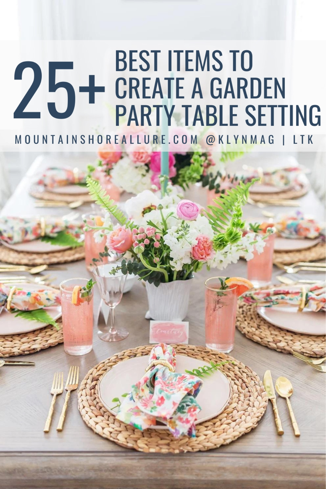 Host a dreamy garden party with 25+ essentials for a stunning table setting! 🌿 From floral accents to elegant tableware, shop now and explore more on MountainShoreAllure.com. 🌷 


Garden party table décor / Outdoor table setting ideas / Garden party tablescape / Elegant garden party table / Garden party table setup #OutdoorEntertaining #GardenParty 

#LTKSeasonal #LTKHome #LTKParties