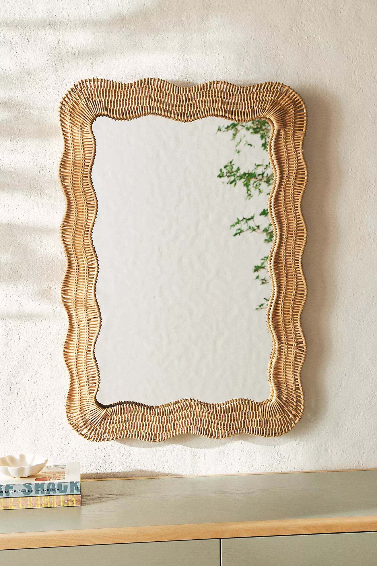 Scalloped Linden Mirror | Anthropologie (US)