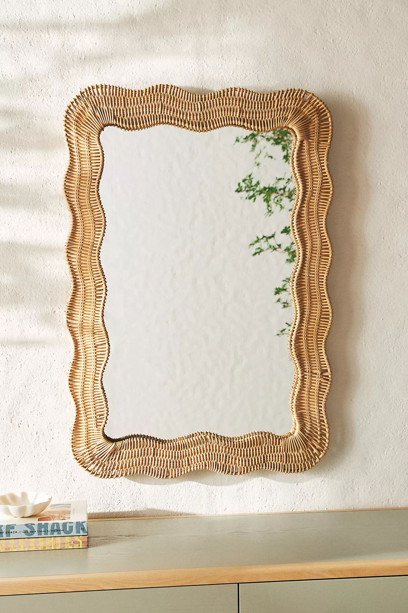 Scalloped Linden Mirror | Anthropologie (US)