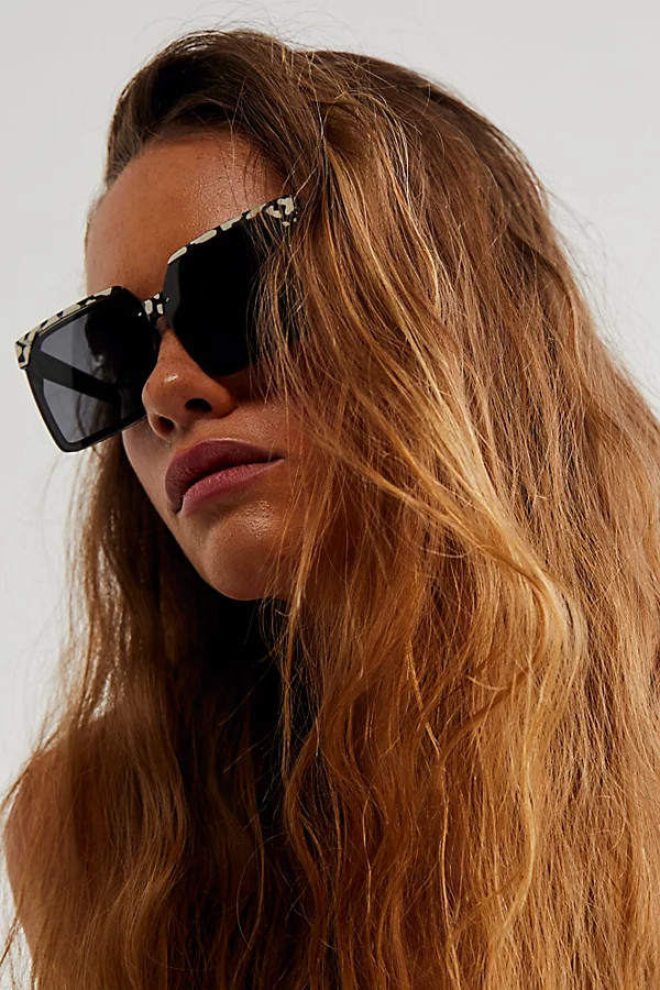 Idol Oversized Square Sunglasses by Free People, Smoke, One Size | Free People (Global - UK&FR Excluded)
