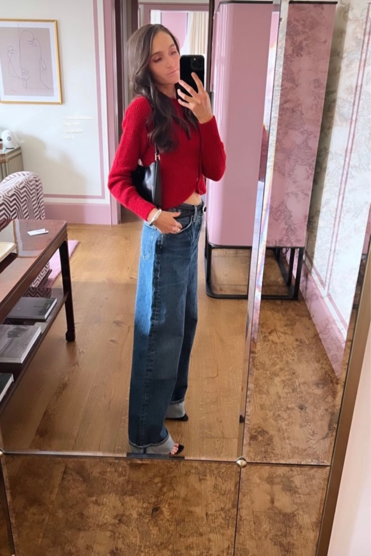 Love this red cardigan from Jacquemus, linked a couple of similar options!

#LTKstyletip #LTKSeasonal #LTKFind