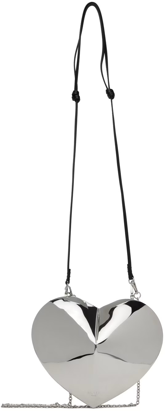 Silver 'Le Cœur' Minaudiere Bag | SSENSE