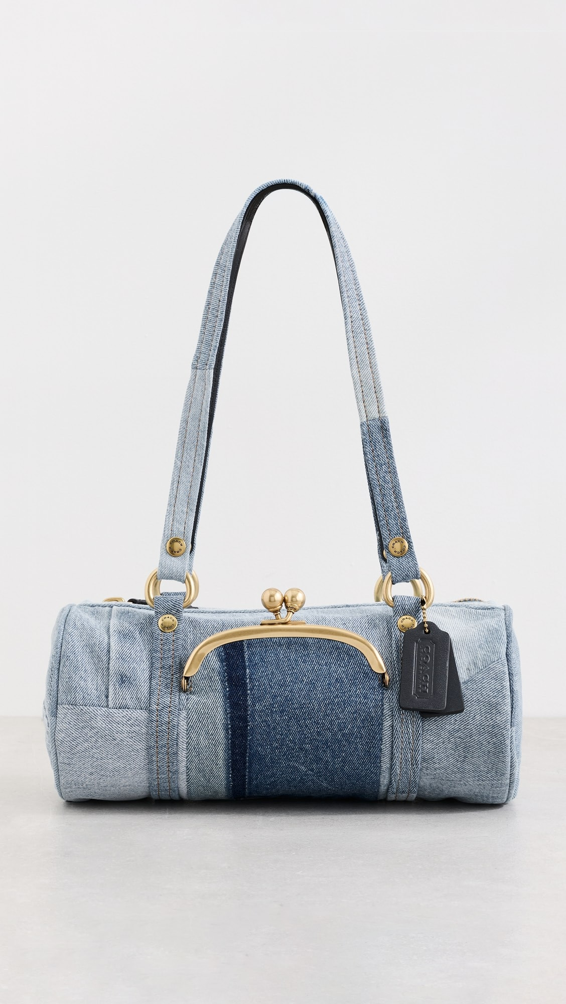 Upcycled Denim Barrel Bag | Shopbop