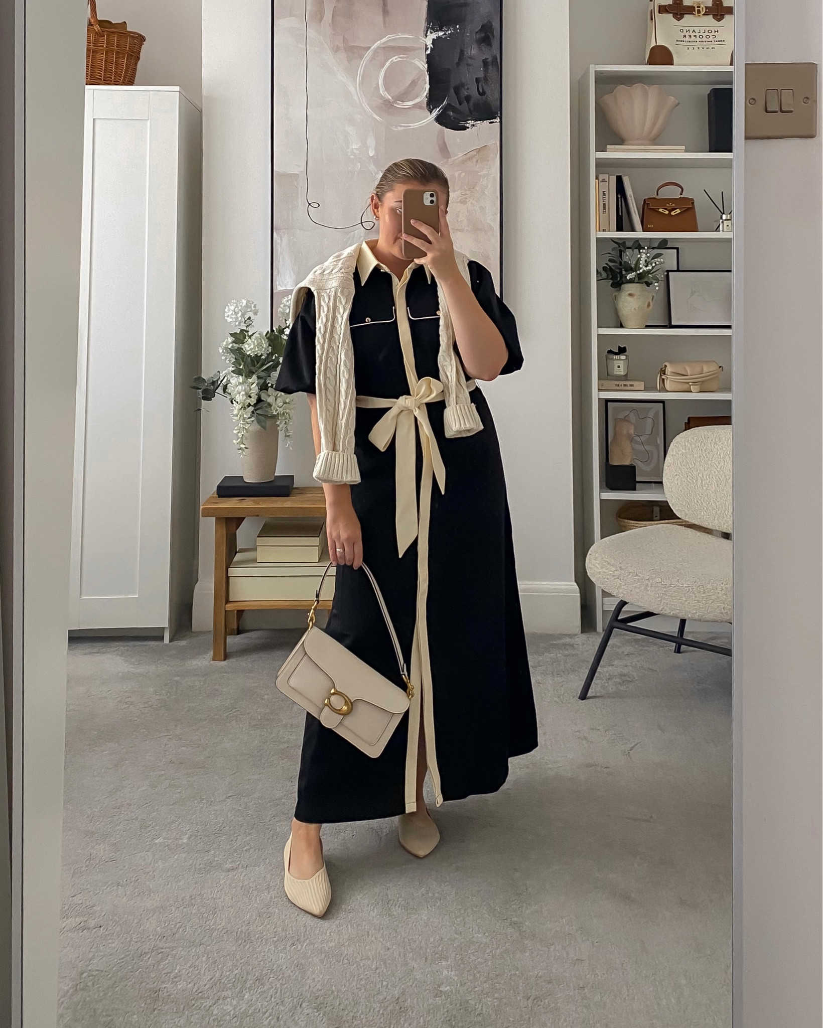Shirt dress styling 
