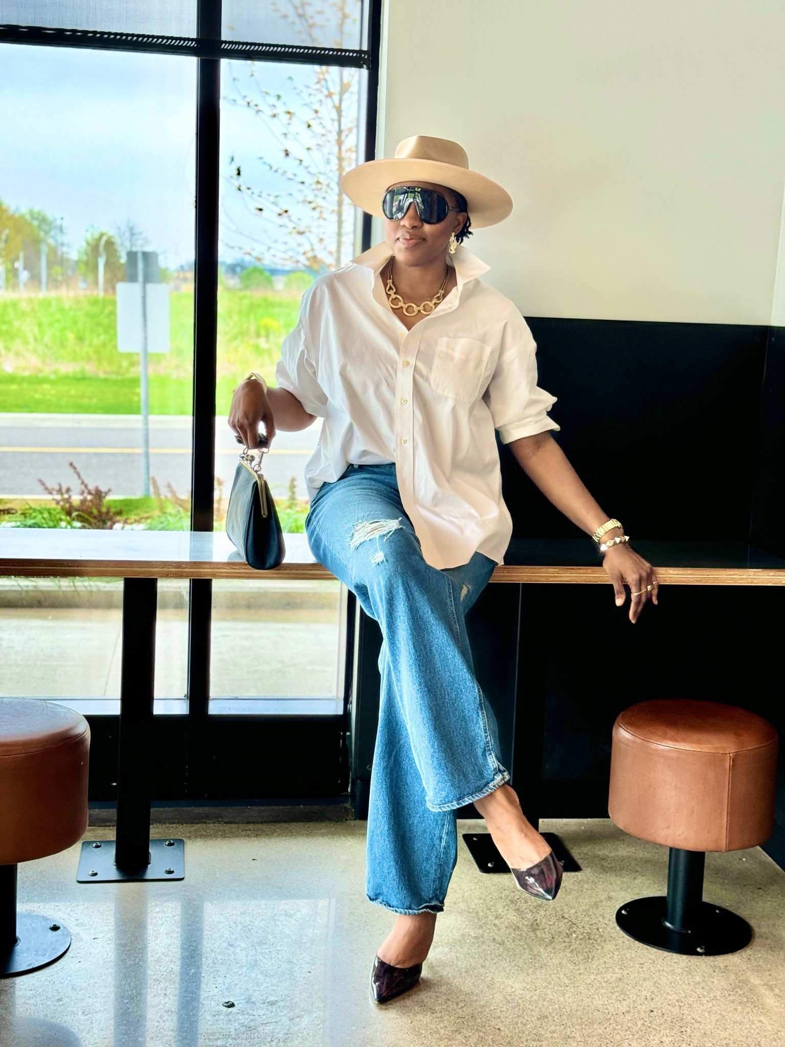 White shirt and denim 

#LTKFashionMonth #LTKcanada #LTKstyletip