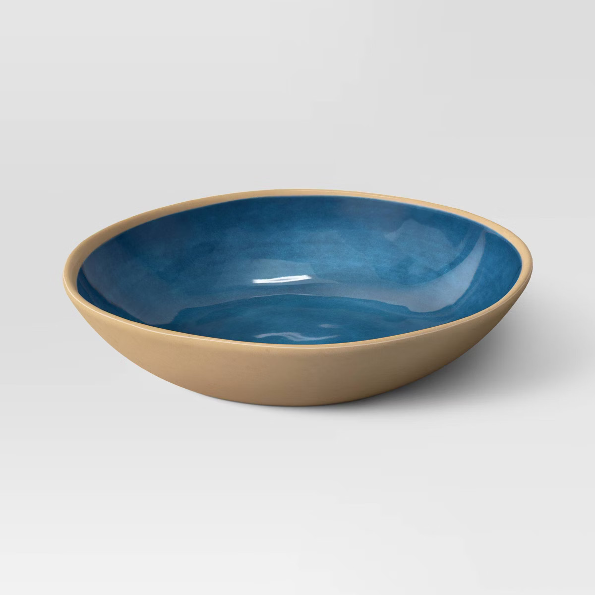 36.5 fl oz Melamine Dinner Bowl Blue - Threshold™ | Target