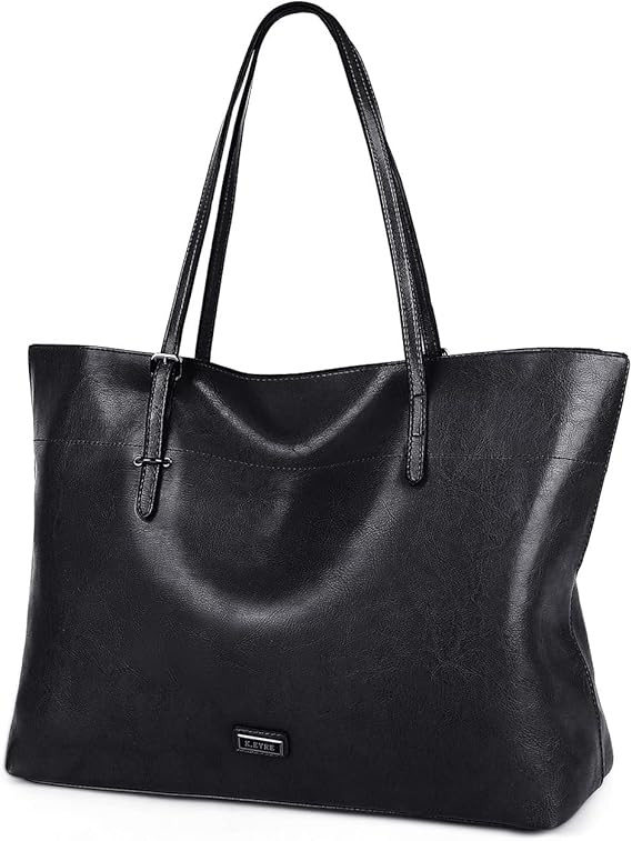 Women's Soft Faux Leather Tote Bag Purse Handbags Wallet Tote Shoulder Bag Purse Large Capacity |... | Amazon (US)