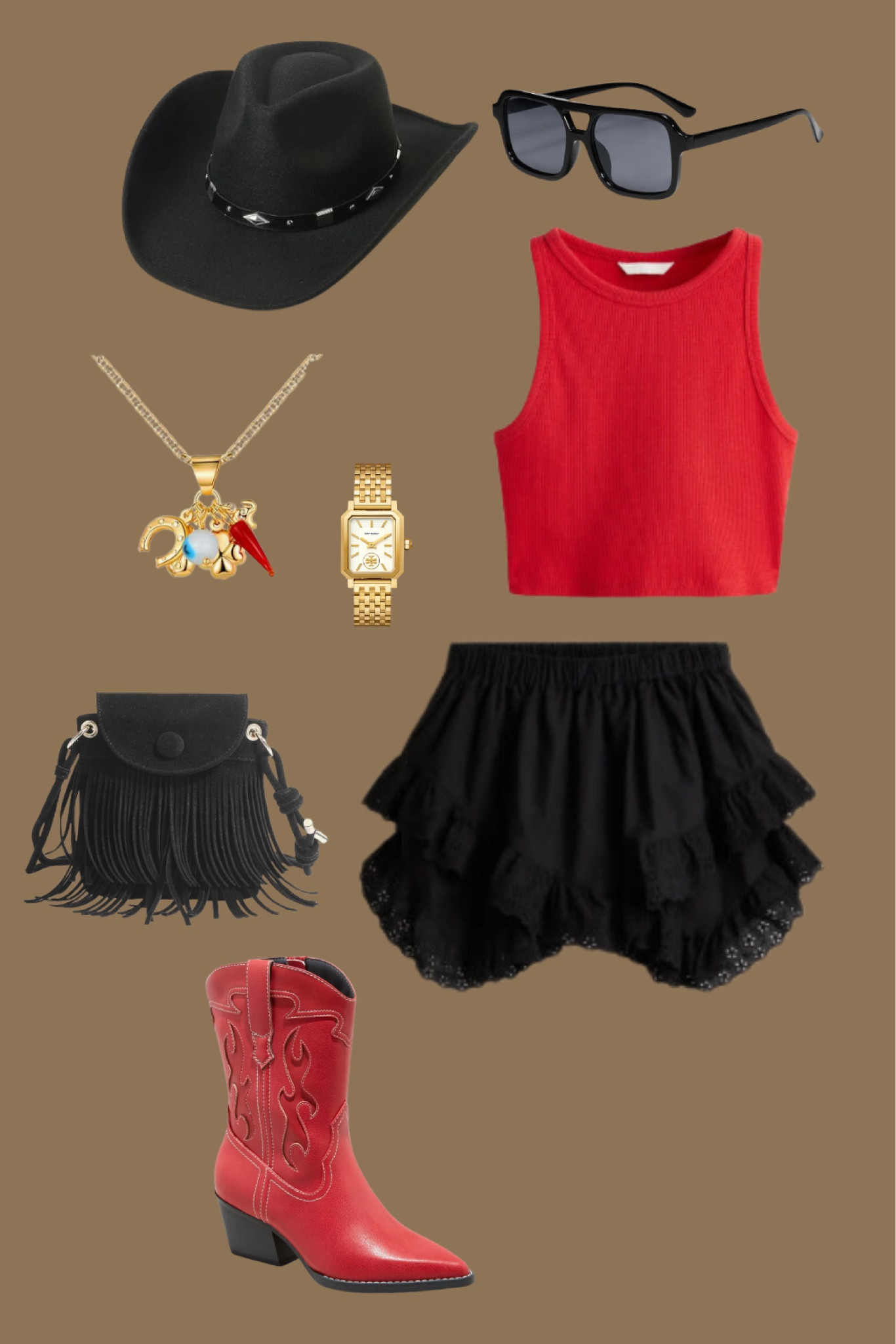 Country concert outfit, summer concert outfits, red cowboy boots, Amazon fashion, summer fashion trends. 

#LTKMidsize #LTKFestival #LTKShoeCrush