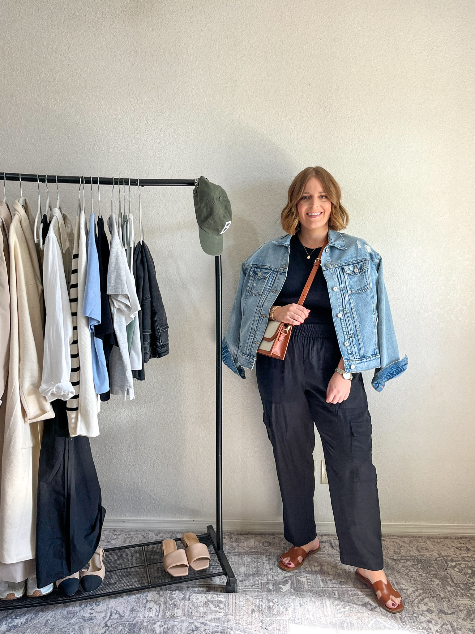 Spring Capsule// tank + Jean jacket + cargo pants 

Wearing L in everything 

#LTKmidsize #LTKstyletip #LTKfindsunder50