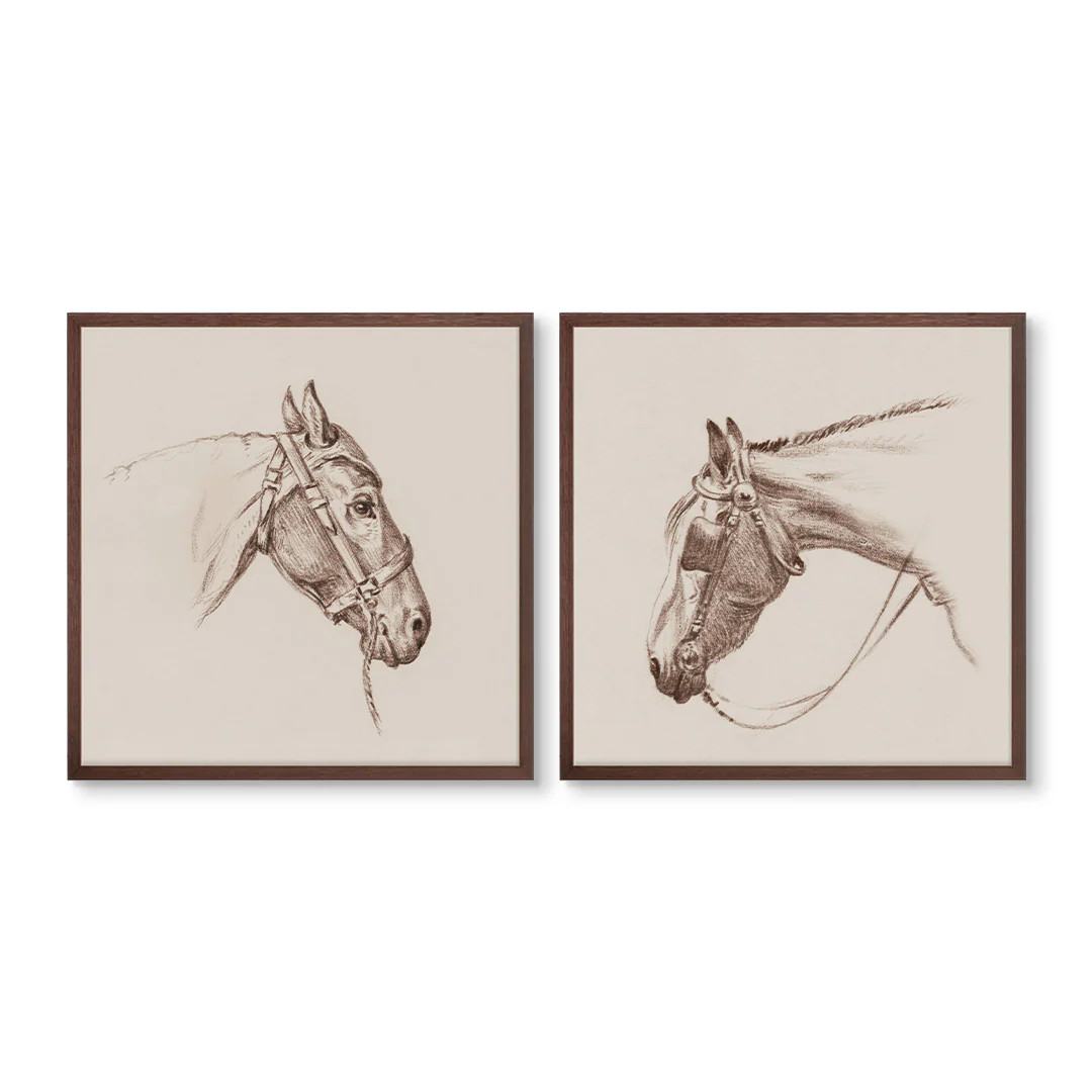 Tacked Up Pair No.1 High Quality Art Prints | Urban Garden Prints