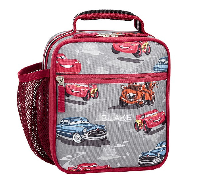 Mackenzie Gray Red Disney and Pixar Cars Lunch Box | Pottery Barn Kids