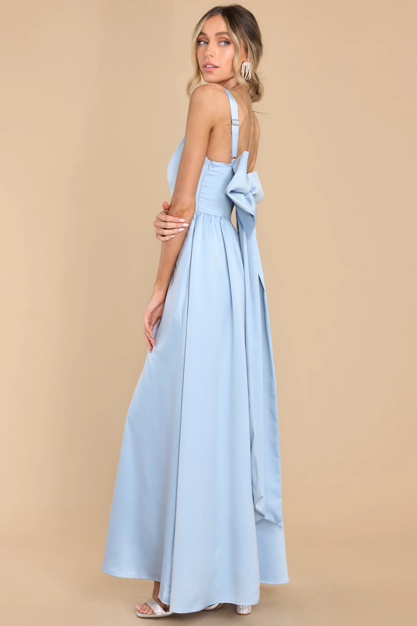 Light Up My Life Dusty Blue Maxi Dress | Red Dress 