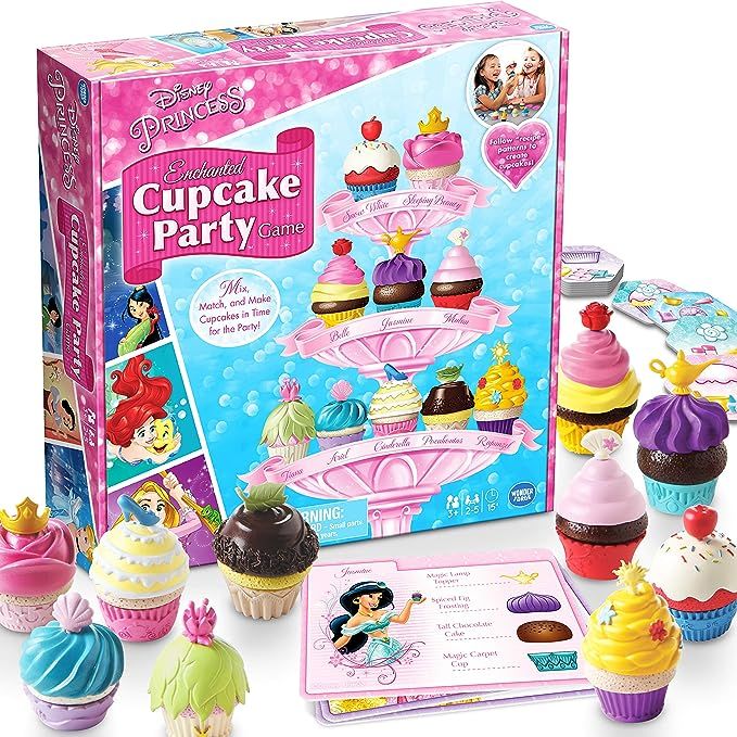 Wonder Forge Disney Princess Enchanted Cupcake Party Game For Girls & Boys Age 3 & Up - A Fun & F... | Amazon (US)