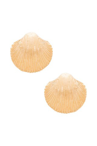 Sea Earrings in Gold | Revolve Clothing (Global)