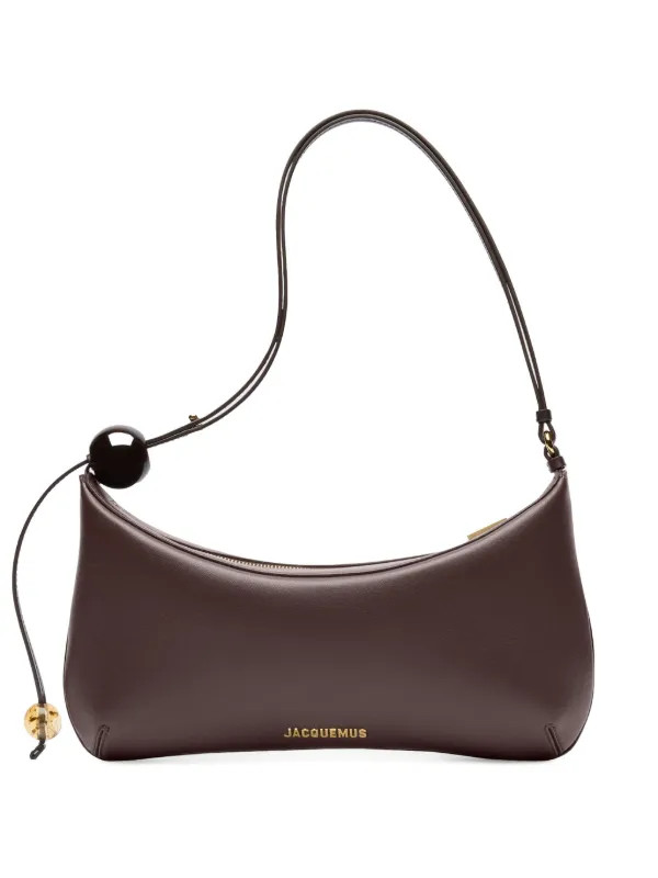 Jacquemus Le Bisou Perle Shoulder Bag | Brown | FARFETCH BR | Farfetch (BR)