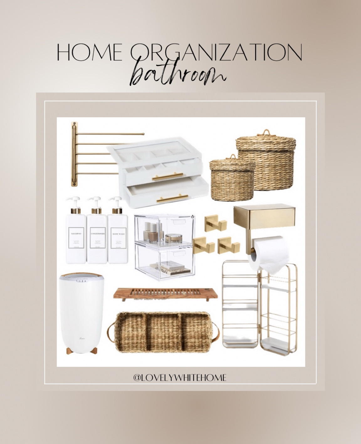 Bathroom organization 

#LTKhome #LTKstyletip #LTKunder50
