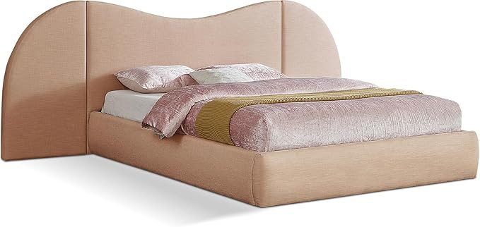 Meridian Furniture B1247Tan-Q Everest Collection Modern | Contemporary Queen Bed with Rich Tan Li... | Amazon (US)
