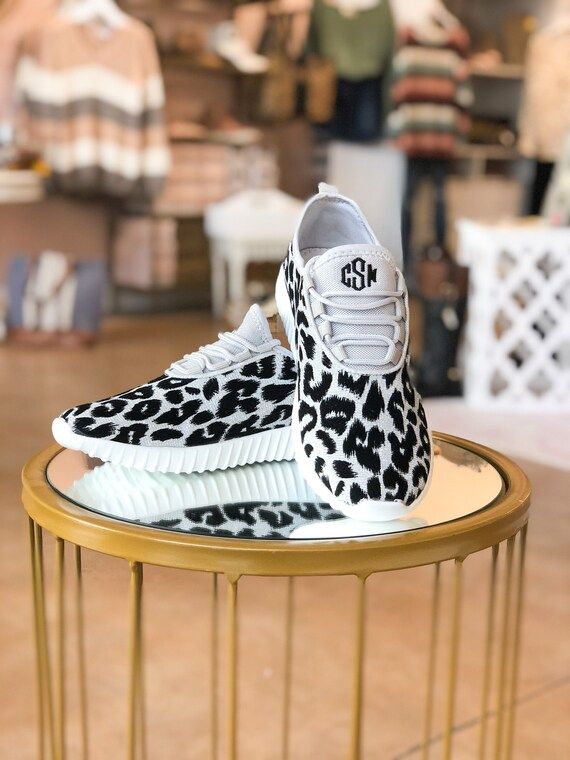 Monogrammable Cheetah Sneakers | Etsy | Etsy (US)