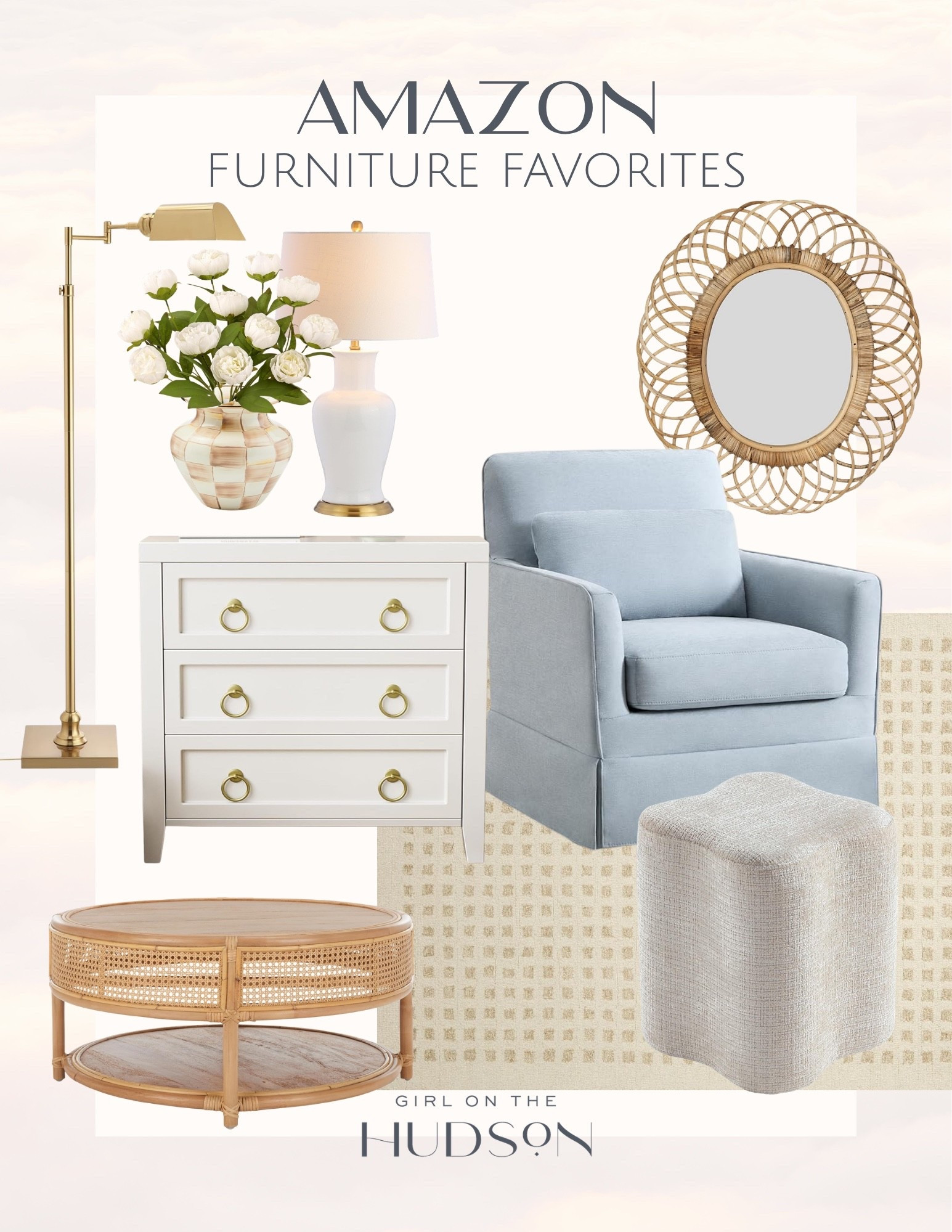 I’ve found so many beautiful furniture and decor pieces on Amazon lately that look far more high end than their price point. I’m always drawn to soft textures, warm wood tones, woven details, and classic silhouettes that make a home feel timeless and inviting. These are a few of my favorite Amazon finds right now that blend beautifully into a cozy, collected home.

amazon furniture finds, neutral furniture decor, woven coffee table, blue accent chair, timeless home decor, affordable luxury home finds, classic interior design, cozy home inspiration, neutral living room decor, elevated amazon home finds, Girl on the Hudson

#LTKHome #LTKSeasonal