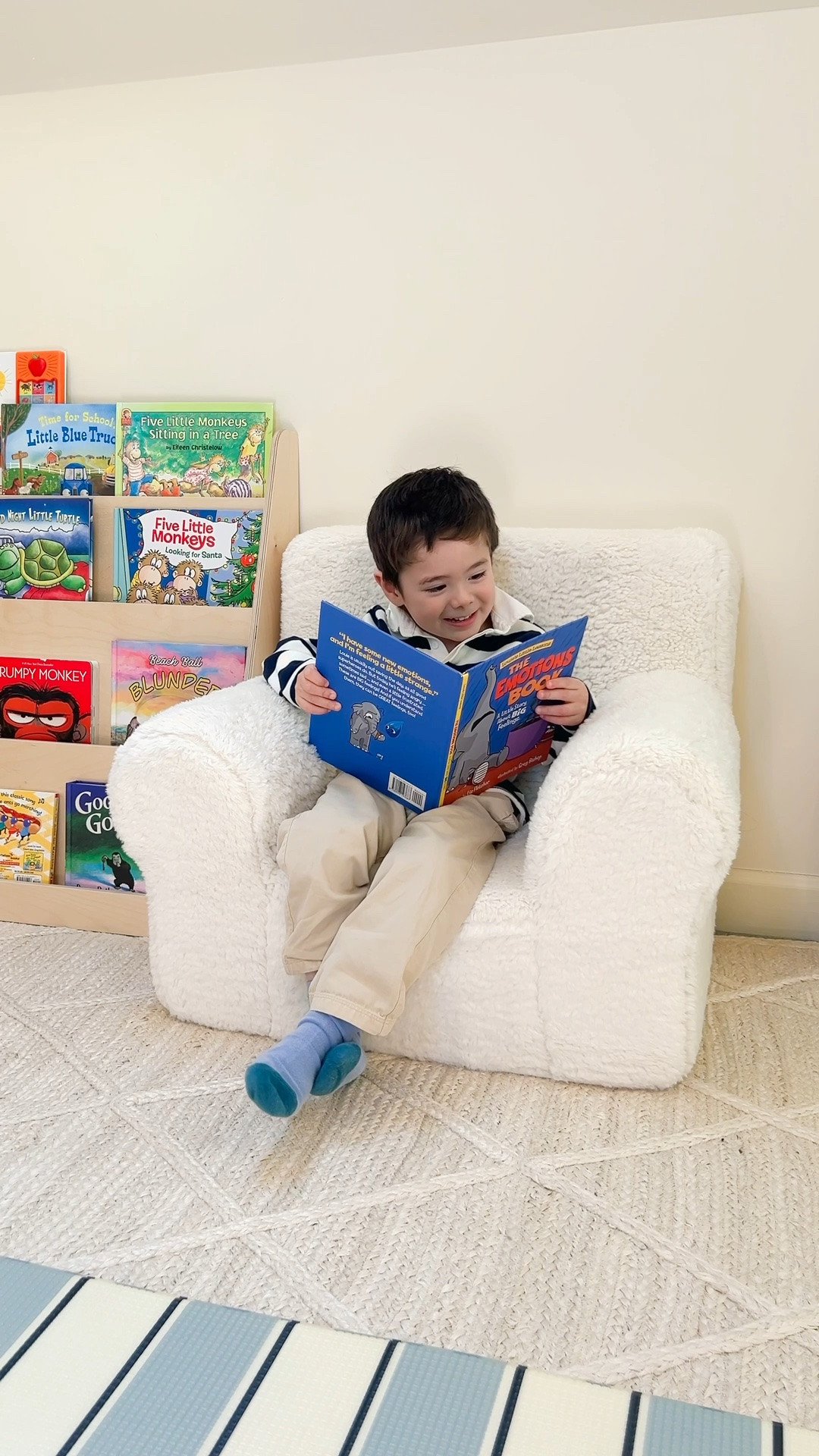 One of our most used playroom pieces is currently part of the Memorial Day sale 🤍 The sweetest little chair for reading, relaxing, and quiet moments.

#LTKSaleAlert #LTKHome #LTKKids
