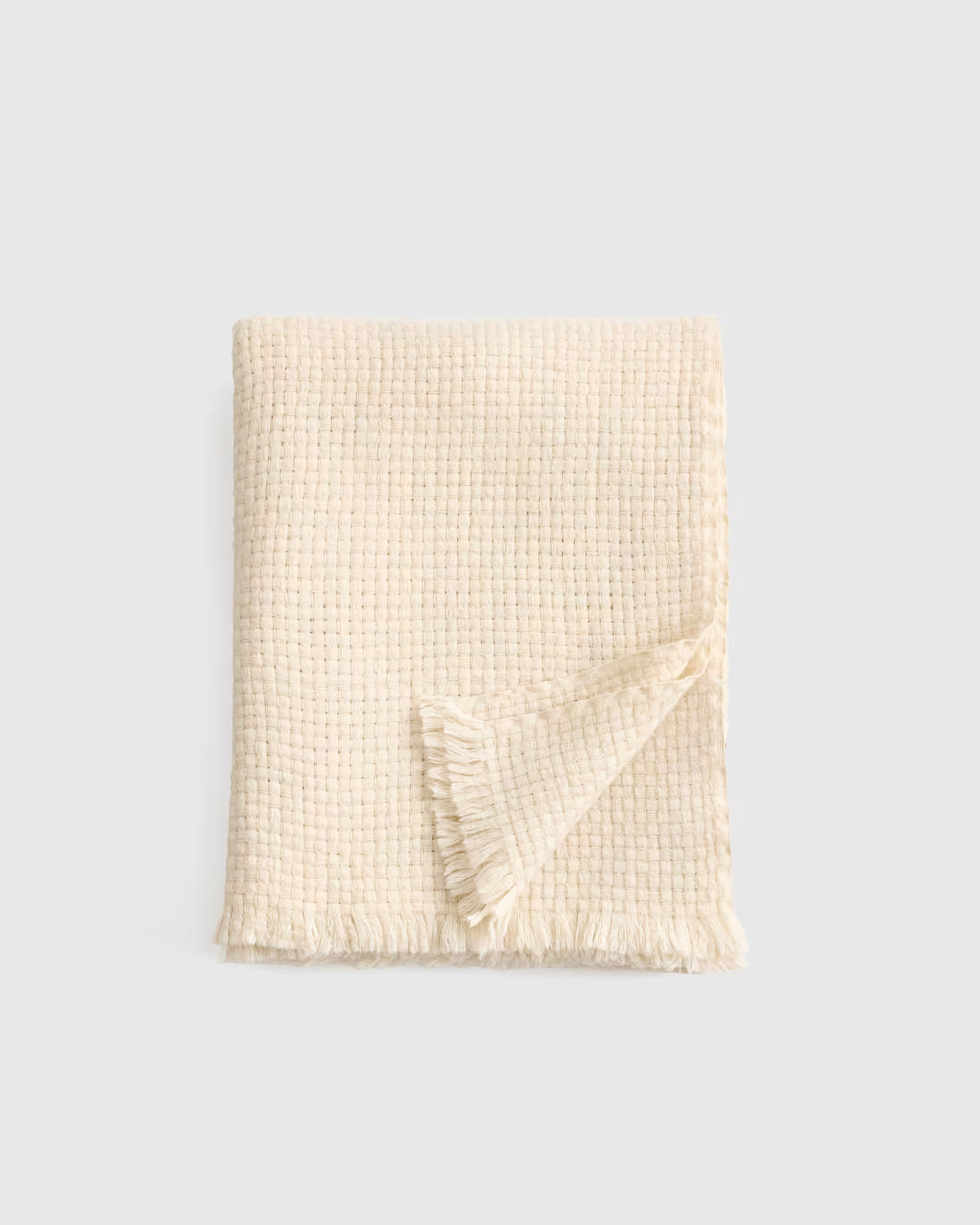 Ultra Luxe Basketweave Throw | Quince