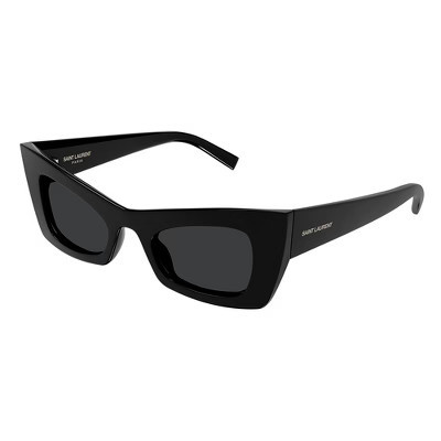 Saint Laurent SL 702 001 Womens Cat-Eye Sunglasses Black 49mm | Target
