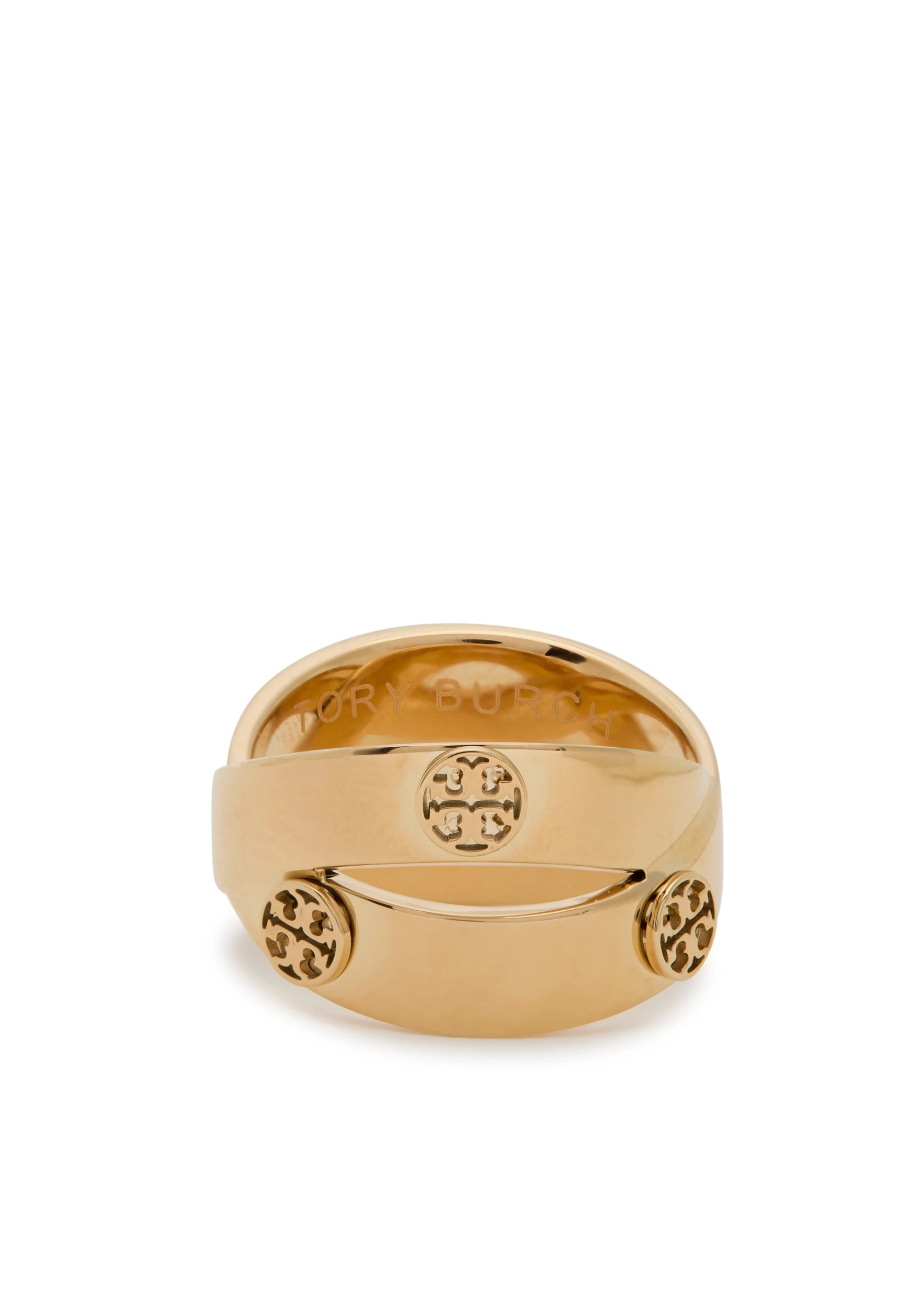 Icon Double Ring_67056_GOLD | Harvey Nichols