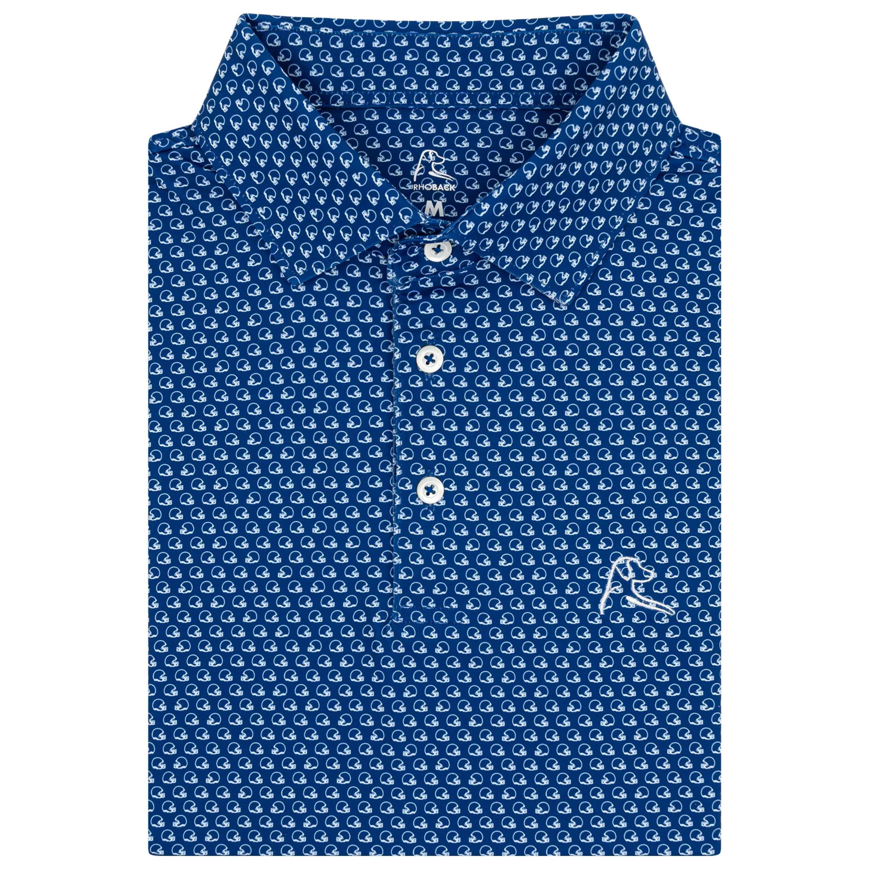 The Football Guy | Performance Polo | The Football Guy - Shoal Blue/White The Football Guy | Shoal Blue / XL | RHOBACK