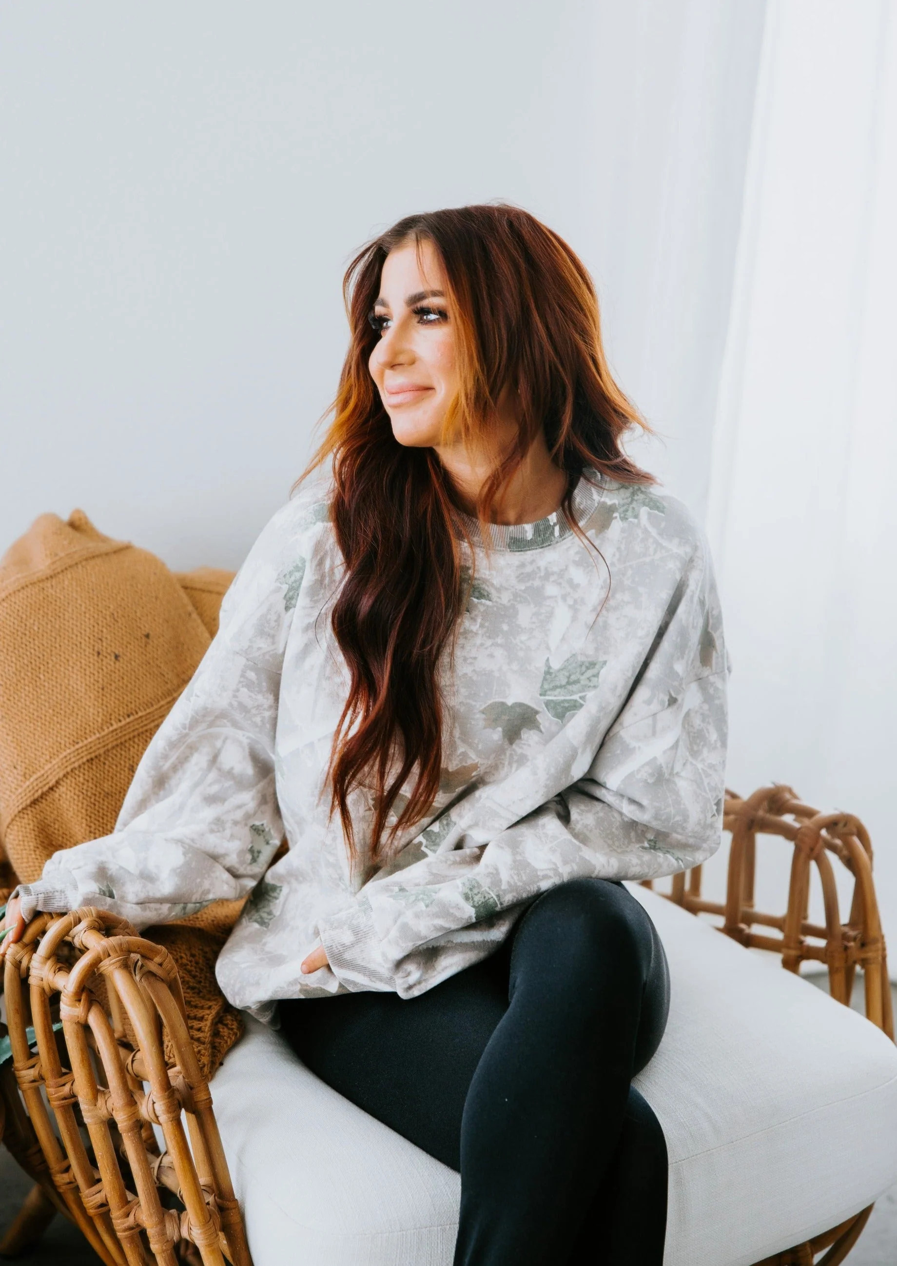 PREORDER In the Woods Camo Crew by Chelsea DeBoer | Lauriebelles
