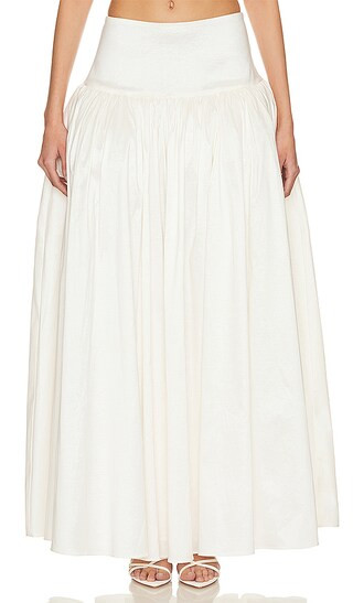 Nelly Skirt in White | Revolve Clothing (Global)