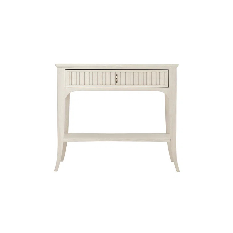 Allure 1 - Drawer Nightstand in Manor White | Wayfair Professional