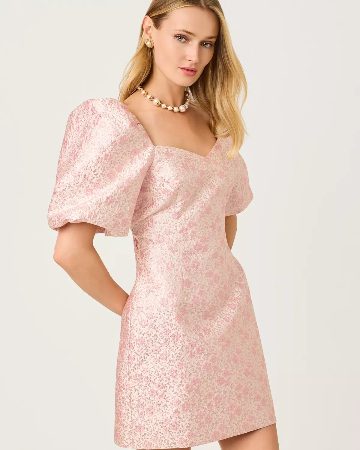 Justina Puff Sleeve Skirted Romper | Lilly Pulitzer