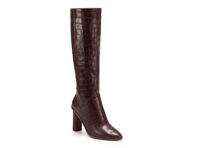Vince Camuto Phranzie Redwood Leather Pointed Toe Tall Fashion Knee High Boot - Walmart.com | Walmart (US)