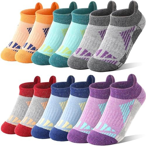 Kids Merino Wool Ankle Hiking Athletic Running Socks Girls Boys Teens Thermal Winter Cozy Warm Th... | Amazon (US)
