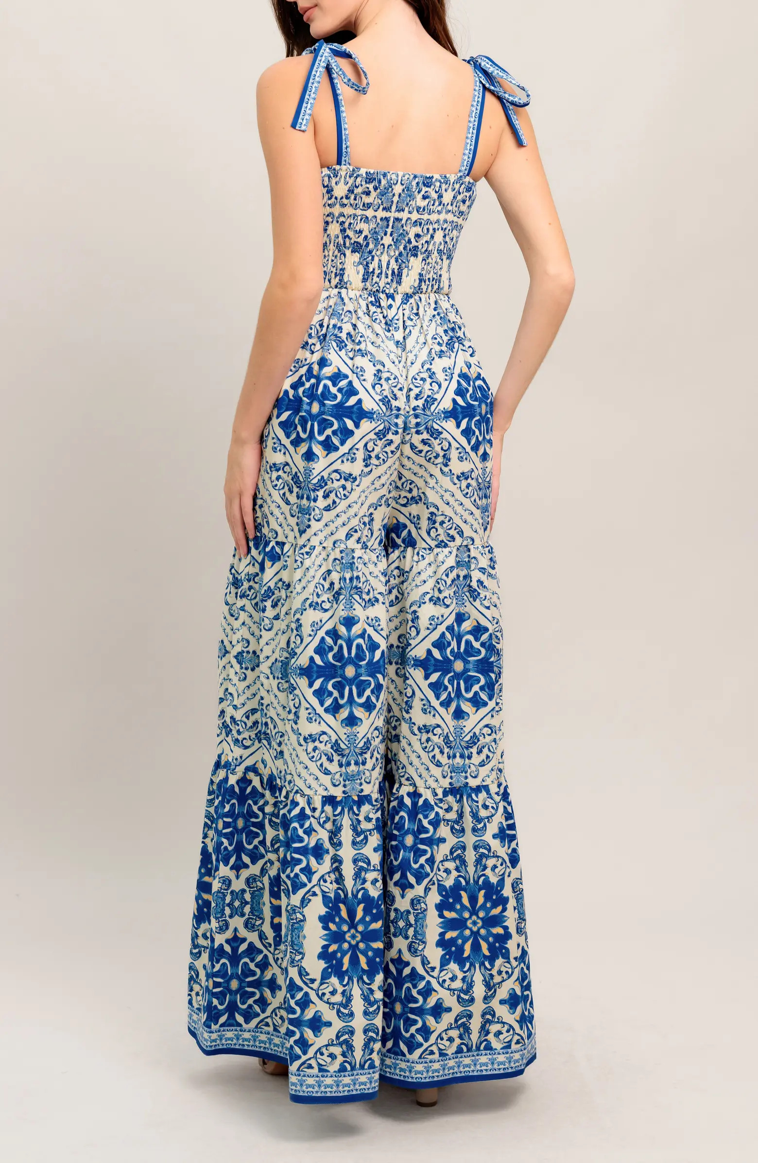 Print Wide Leg Jumpsuit | Nordstrom Rack