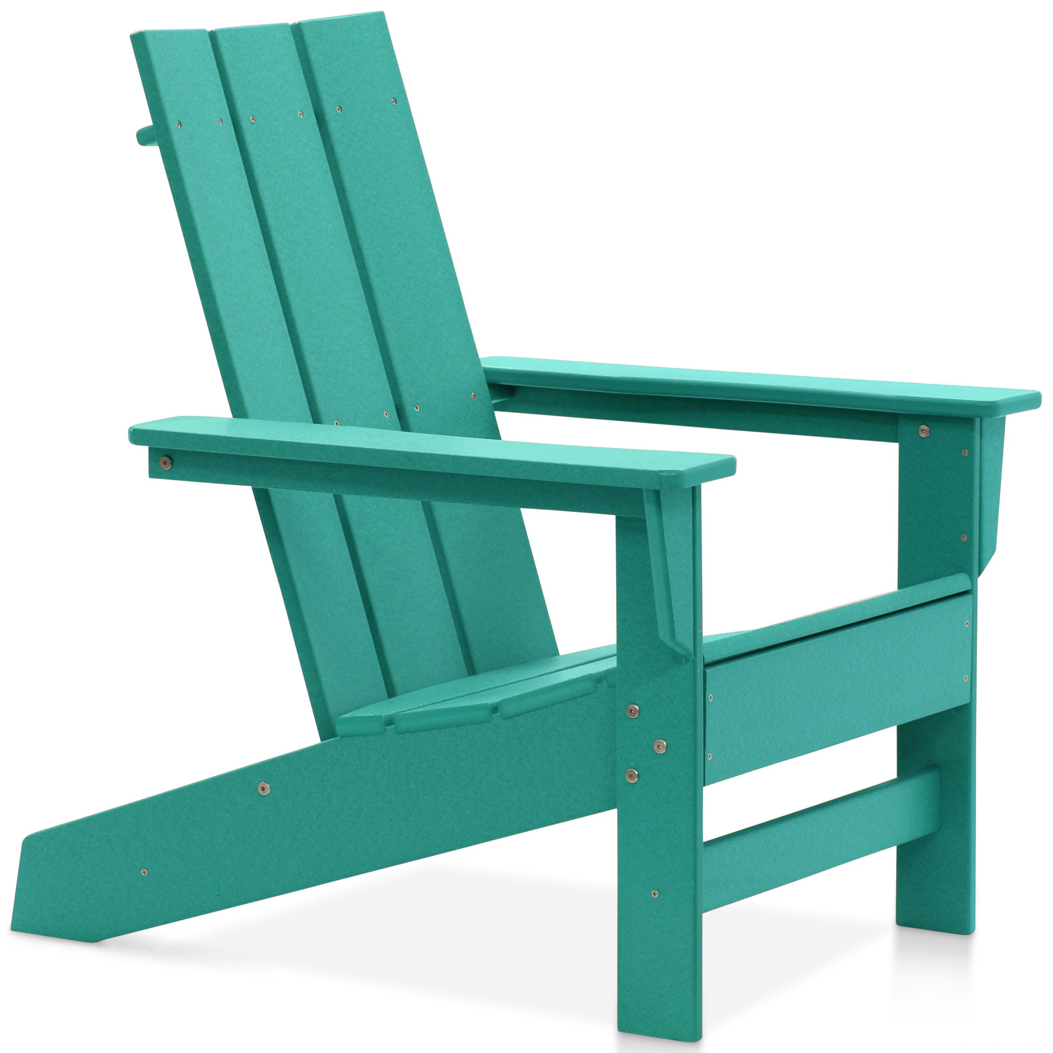 DuroGreen Aria Aruba HDPE Frame Stationary Adirondack Chair with Solid Seat Stainless Steel | AAC3529AR | Lowe's