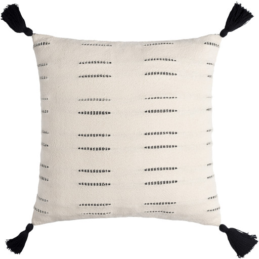Eden Oatmeal / Black Pillow | Scout & Nimble