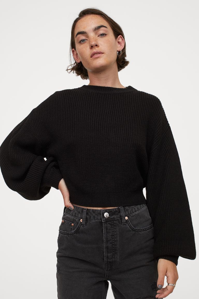 Balloon-sleeved Sweater | H&M (US + CA)