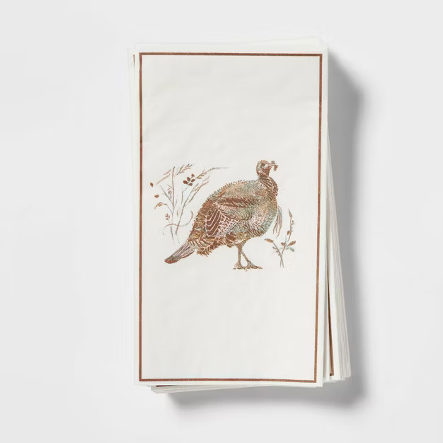 16ct Paper Turkey Guest Towel - Threshold™ | Target