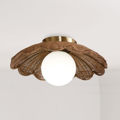 Charleston Scalloped Ceiling Mount | Ballard Designs, Inc.