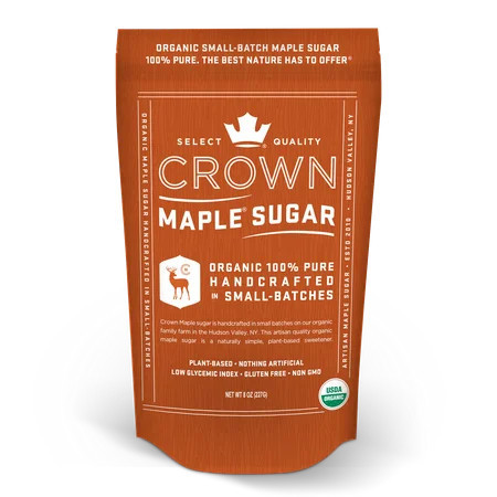 Crown Maple Organic Maple Sugar 8 oz (227g); Handmade in Small-Batches, Gluten-Free, Non-GMO | Walmart (US)